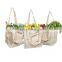 Trendy Recycled Shopping Fashion Woman Hand Reusable Food Storage Custom Leather Grocery Bags