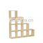 MDF Book Shelf Style Simple Design DIY Multifunction Storage Shelves OEM Size Bookcase