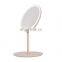 New Model LED Mirror Bathroom Pink Makeup Mirror Foldable LED Makeup Mirror with Storage