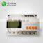 Din Rail LCD Display Double Tariff Three Phase Energy Meter Connection