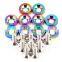 AUSO 10pcs CNC Multicolor JDM Aluminum Anodied M6 Modified Hex Bolt Car Fender Washer With Bolt