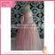 Ruffle pink gauze beads ornamentation prom dress fluffy voile girl's dress children frocks designs