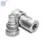 Hot sale Screw lock type carbon steel BSP NPT thread 1/4 inch VVS hydraulic quick release couplings