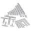 Thickened stainless steel connections straight piece iron flat angle L angle code