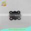 small bicolor butterfly shape quadripuntal metal 180 degree concealed hinge
