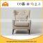 modern style butterfly wing KD leg fabric lounge sofa chair