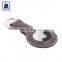 Contrast Stitching Nickle Fitting Fashion Style Modern Design Genuine Leather Airtag Key Chain for Wholesale Buyers