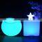 LED color changing decoration waterproof plastic chair led cube chair led apple chairs