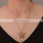 Rhinestone Bling Jewelry Butterfly Necklace