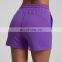 New Arrival Breathable Quick Dry Elastic Waist Drawstring With Side Pocket Gym Fitness Yoga Shorts Women Workout Sports Wear