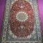 3'x5' handmade silk persian prayer rug