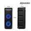 Portable Speaker Rechargeable Outdoor Speaker Microphone Included with Remote Support TWS USB FM Radio AUX, LED