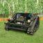 remote control mower with tracks, China tracked robot mower price, remote controlled grass cutter for sale