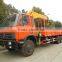 Dongfeng 6x4 truck mounted with 10 ton crane