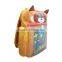 Raccoon Printing Children Kids Polyester backpack with picture window