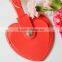 Heart Shaped Luggage Tags Leather Gift