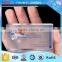 MDC30 CMYK full color plastic clear card/ transparent card/ transparent business card