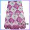 New Arrival Beautiful Cotton Heavy African Voile Lace Fabric MSL0352 in White Color