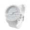 FT1303D_WH Quartz movement plastic stainless steel back silicone blank watch