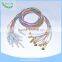 High Quality Gold plating EEG electrodes and cables for different EEG machine