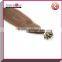 Hot sell 100% human remy cuticle Wholesale Keratin Flat Tip Hair Extension