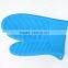 YangJiang factory supply hot sale Heat resistant silicone oven mitts for oven cooking/silicone bbq baking glove