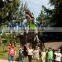 Life-size moving realistic museum exhibition animatronic dinosaur