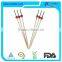 Natural Bamboo Disposable Ball Shaped Cocktail Skewer for Party