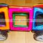 Magformers Compatible Car Train set with wheels Educational Magnet building toy