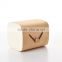 Customized Handmade Natural Color Soft Wooden Tea Box