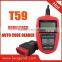 Small-in-size easy-to-use CAN OBD2/EOBD diagnostic mini scan tool /Code reader T59 with update online