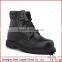 smooth leather safety welder/engineering safety working shoes