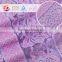 New products cheap purplish 3D guipure lace fabric for garment accessories