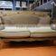 Vintage latest design oak wood frame american style fabric sofa