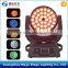 best price 36x18w 6in1RGBWA+UV zoom led moving head rgbw wash light