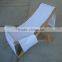 foldable wooden deck chair