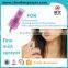 Ribbed closure custom purple transparent mist sprayer perfume 18 410 fine mist sprayer nozzle plastic fine mist sprayer pump