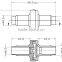 5/16" plastic diaphragm min check valve