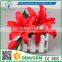 2016 Wholesale 3 heads Latex Artificial PU Flowers Lily Real Touch Bouquet Wedding Bridal Decor Display Flower