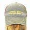 100 cotton washed baseball hat with mesh