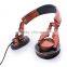 Fashion gift wired portable headset with package for brand promotion