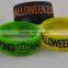 custom silicone wristband factory, custom swirl debossed silicone bracelet/silicone wristband promotion