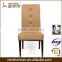 Wholesale metal frame high back hotel dining chair