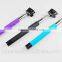 2016 popular selfie stick with Audio cable with shutter button monopod for travelling use