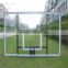 Removable decorative clear glass basketball backboard for sale