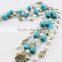 Fancy Head Chain Jewelry Metal Chain Elasitc Hair Bands Headbands