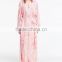 Wholesale Sexy Long Elengant Women 100% Viscose Digital Printing Woven Rayon Sleep Kimono Robes