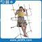 CE Standard Children Climbing Ladder Safety Triple Rope Climbing Ladder For Playground