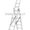 Aluminium extension telescopic Ladder with CE/En 131 810 CM