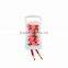 bulk shoelaces/custom logo shoelace/orange printing shoelace
